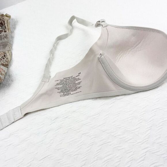 BUY 1 GET 1 FREE warners 34b white cream bra - Picture 6 of 8